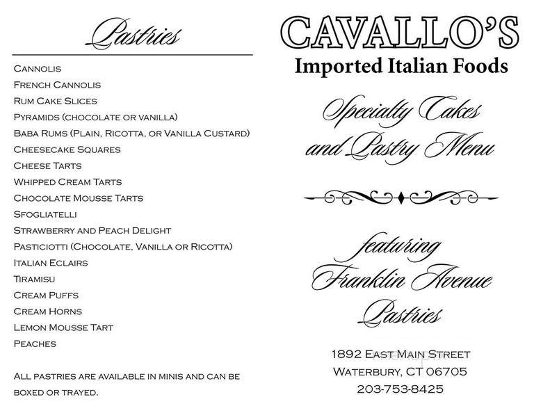 Cavallo's Crestbrook - Watertown, CT