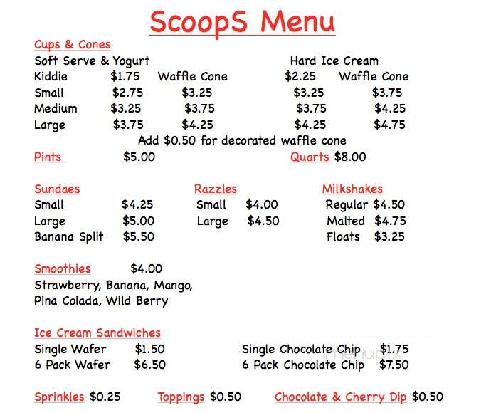 Scoops Of Centerbrook - Essex, CT