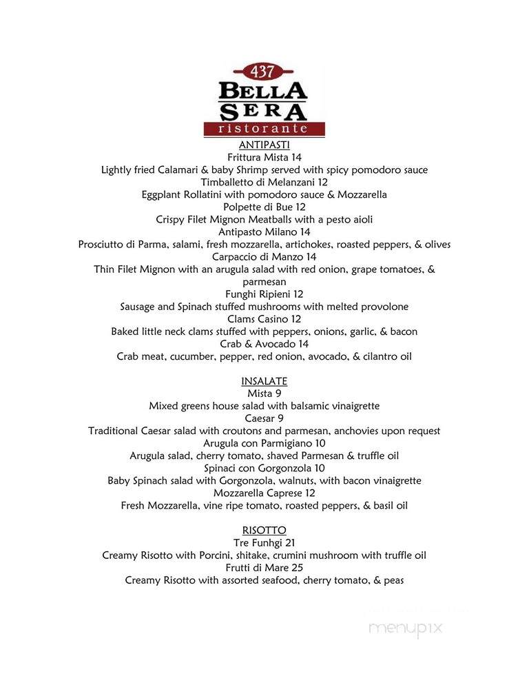 Bella Sera Ristorante - Fairfield, CT