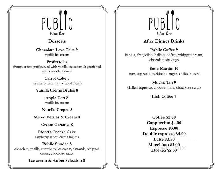 Public Wine Bar - Norwalk, CT