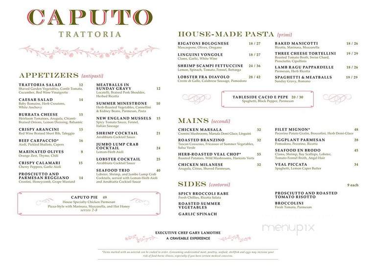 Caputo Trattoria - Mashantucket, CT