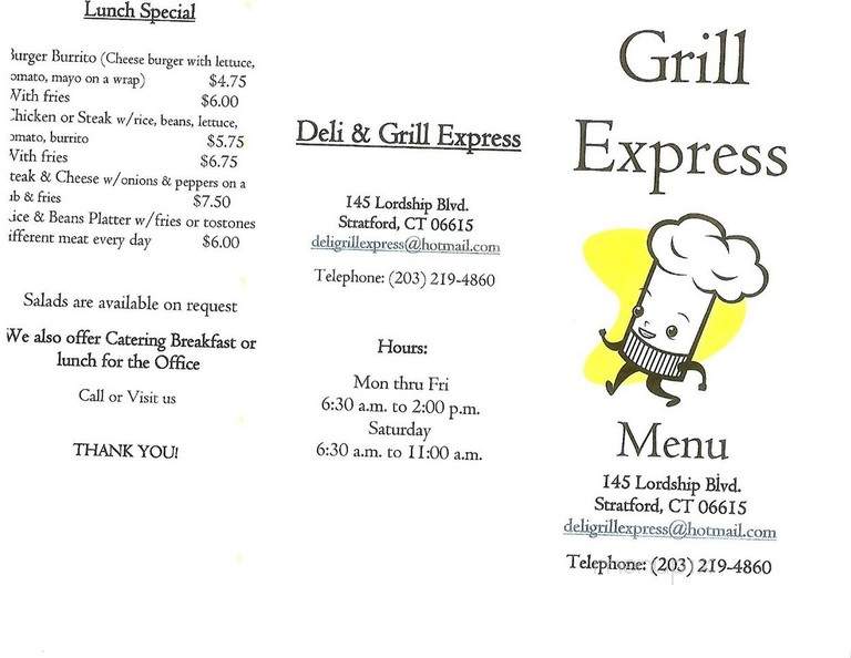 Grill Express - Stratford, CT