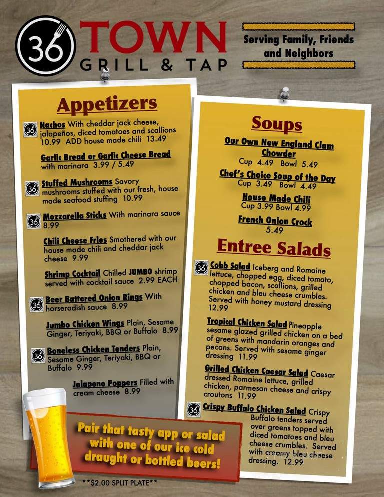36 Town Grill & Tap - Norwich, CT