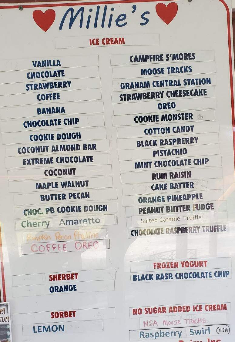 Millie's Ice Cream - Norwich, CT