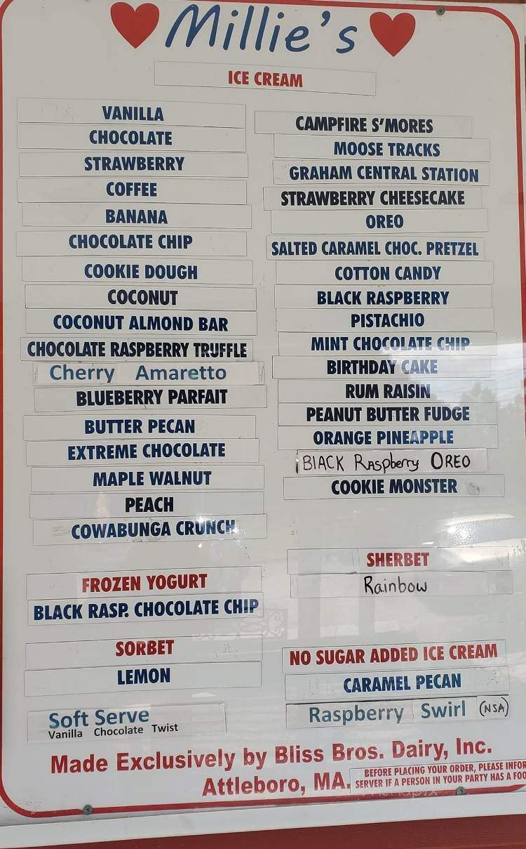 Millie's Ice Cream - Norwich, CT