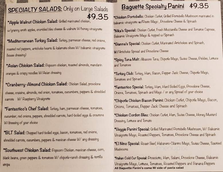 Fantastico Wraps & Salads - Springfield, MA