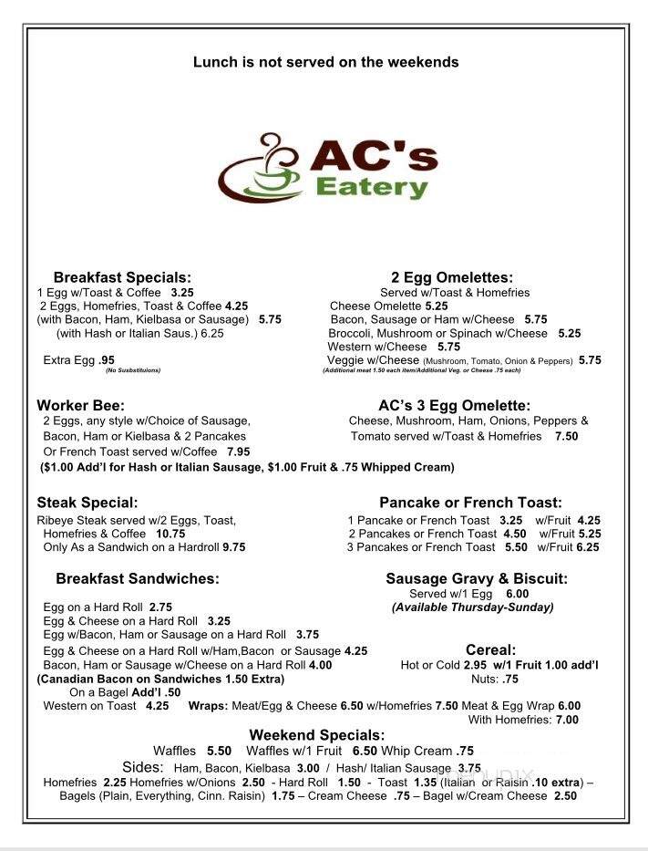 A C's Eatery - Torrington, CT