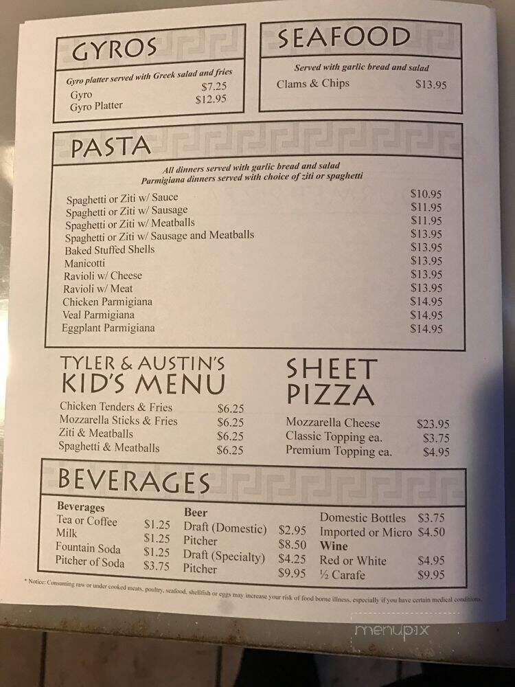 Middlefield Pizza & Restaurant - Middlefield, CT