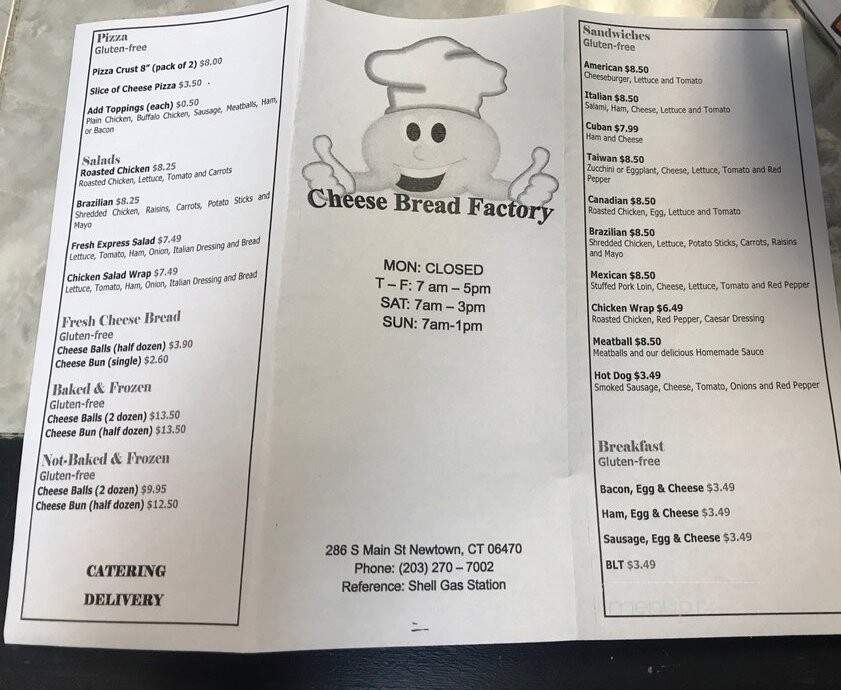 Cheese Bread Factory - Newtown, CT