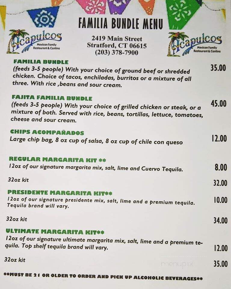 Acapulcos Restaurant - Stratford, CT