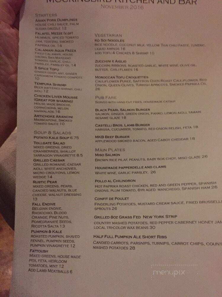 Mockingbird Kitchen & Bar - Litchfield, CT