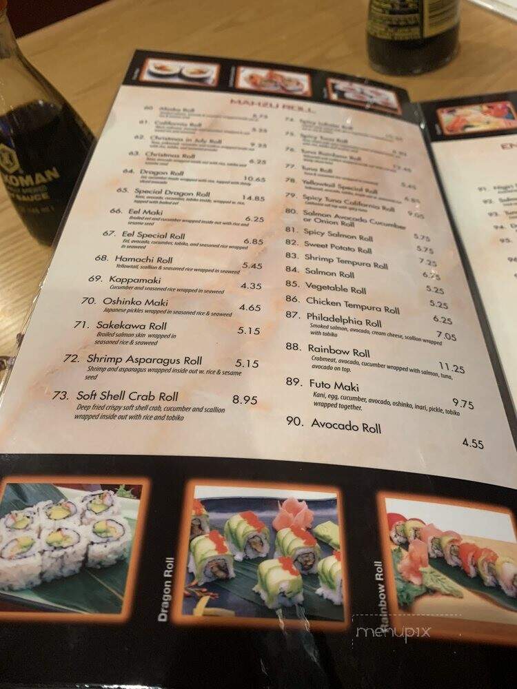 Mahzu Sushi Bar & Restaurant - Norwich, CT