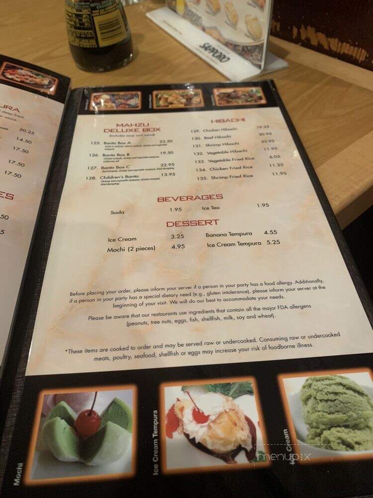 Mahzu Sushi Bar & Restaurant - Norwich, CT