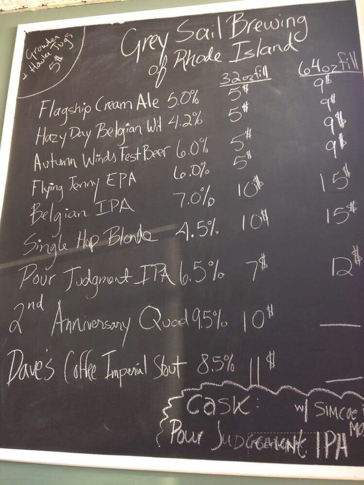 Grey Sail Brewing of Rhode Island - Westerly, RI