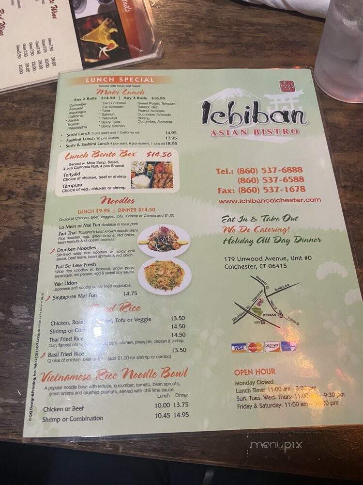 Ichiban Asian Bistro - Colchester, CT