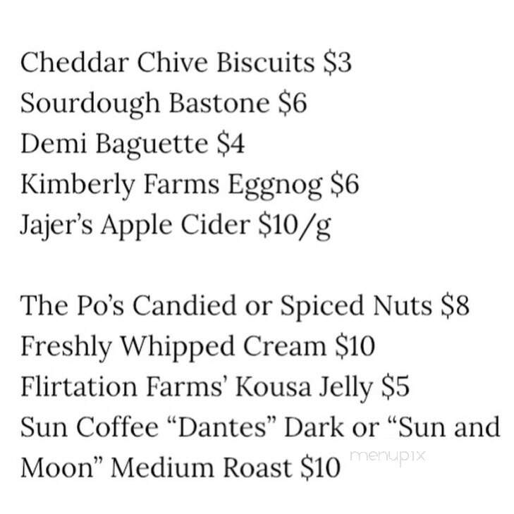 The PO Cafe - Washington, CT