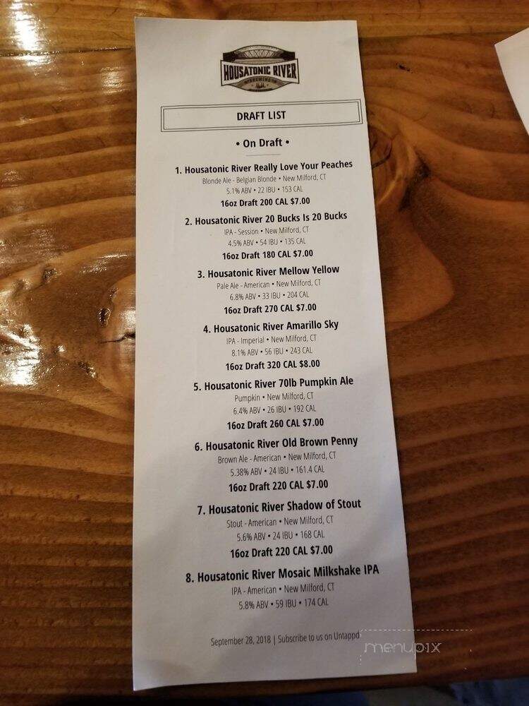 Housatonic River Brewing - New Milford, CT