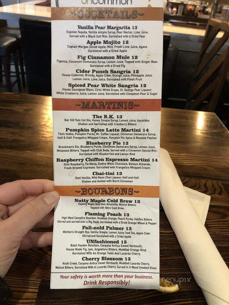 Uncommon Grill - Watertown, CT