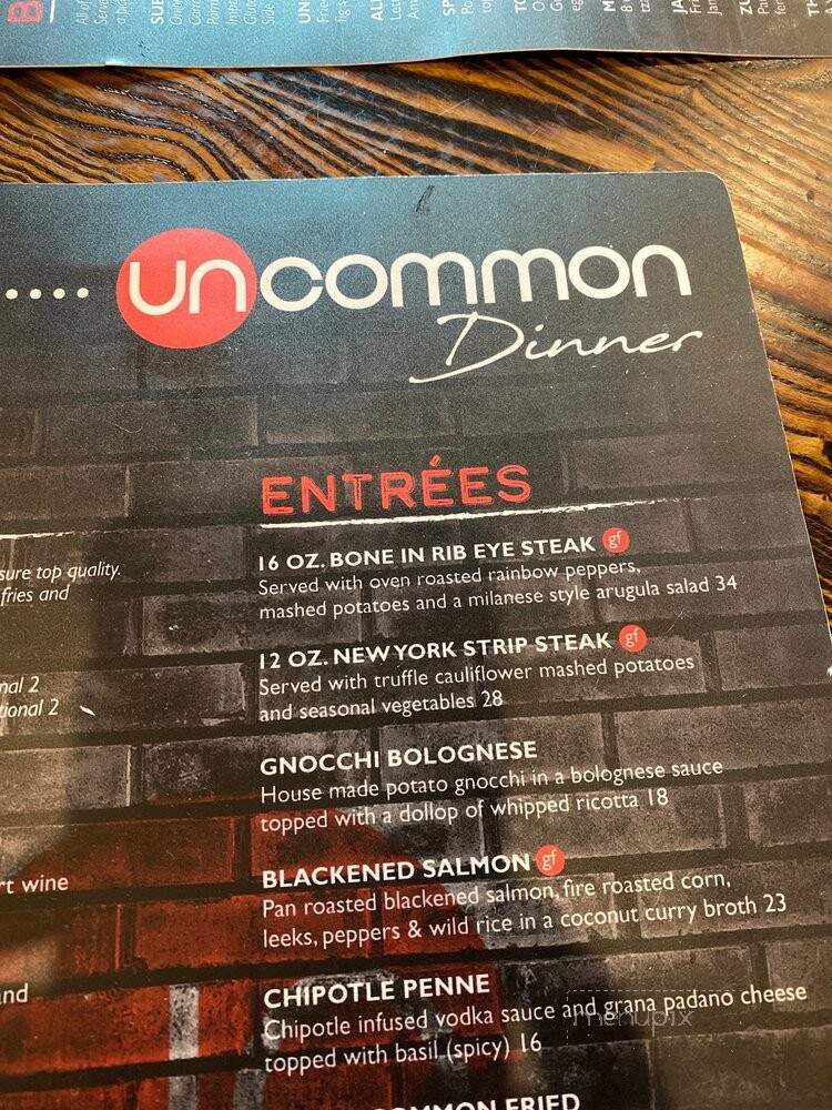 Uncommon Grill - Watertown, CT