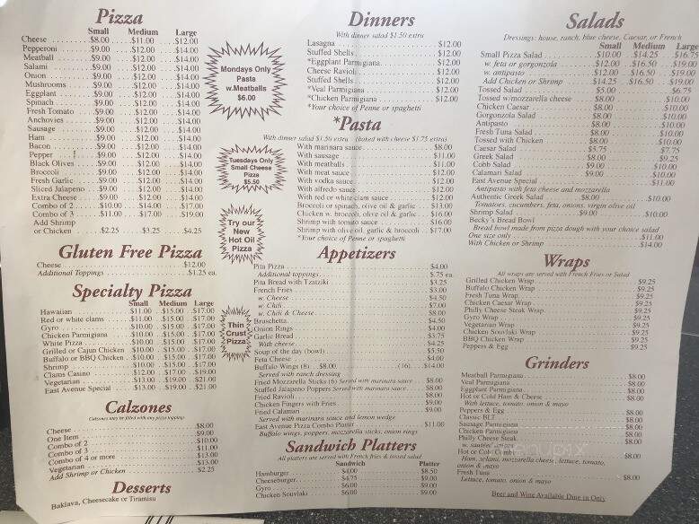 East Avenue Pizza - Norwalk, CT