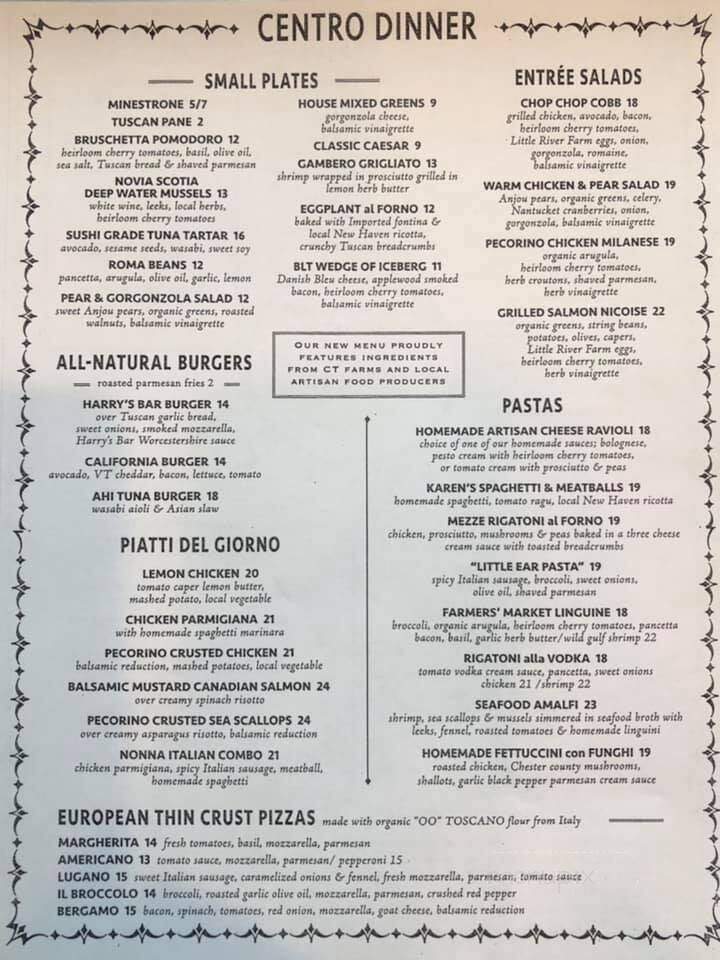 Centro Ristorante & Bar - Fairfield, CT