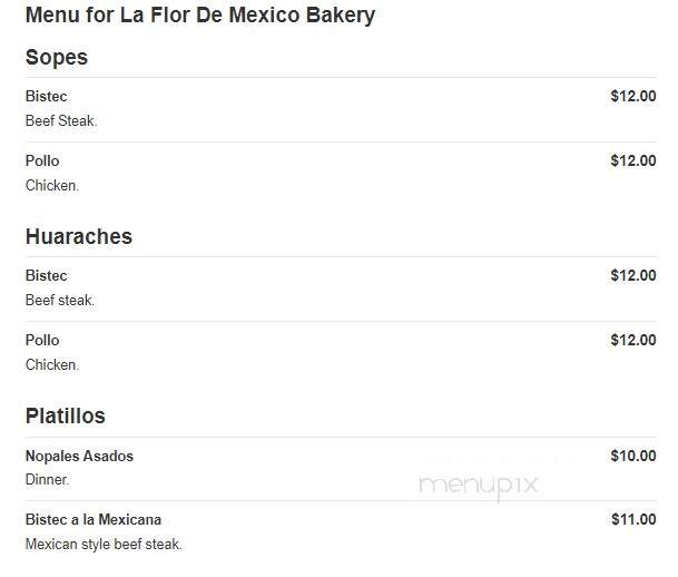 La Flor de Mexico Bakery - Bridgeport, CT