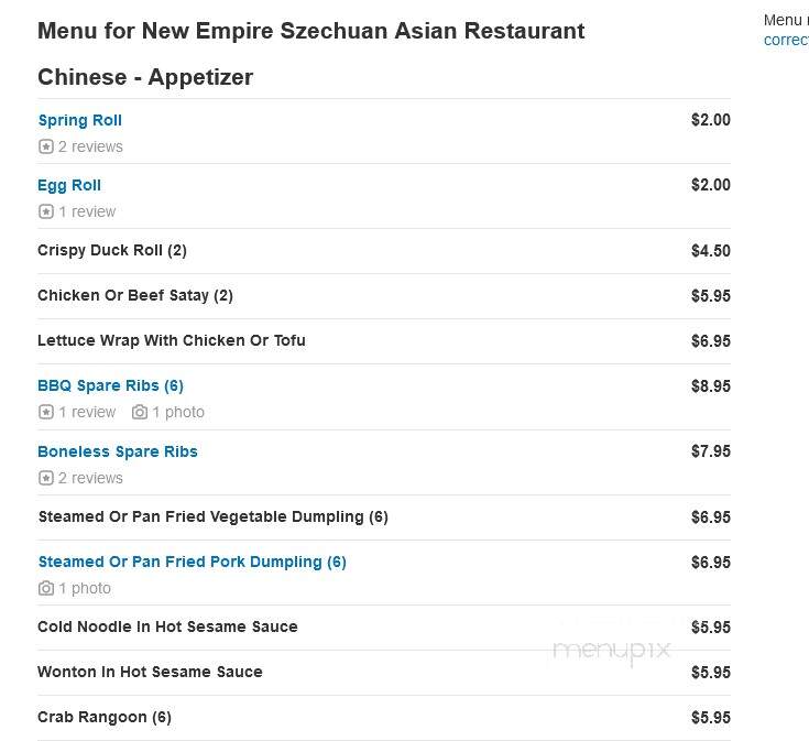 Empire Szechuan - Ridgefield, CT