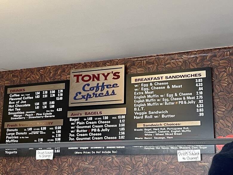 Tonys Coffee Express - Thomaston, CT