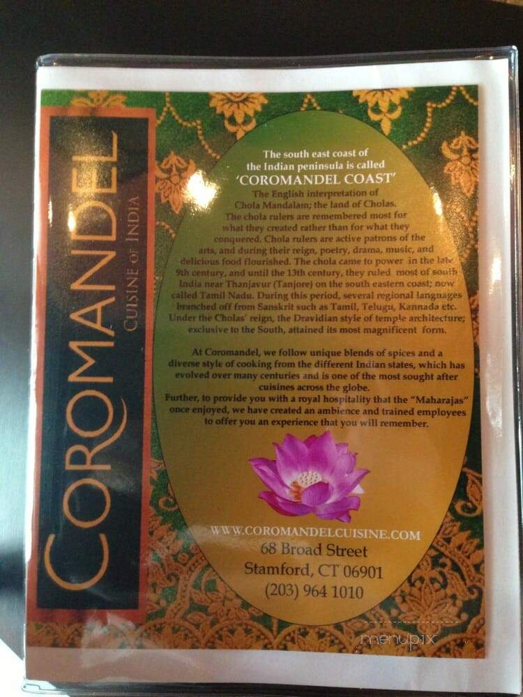 Coromandel Cuisine of India - Stamford, CT