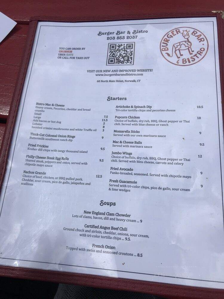 Burger Bar & Bistro - Norwalk, CT