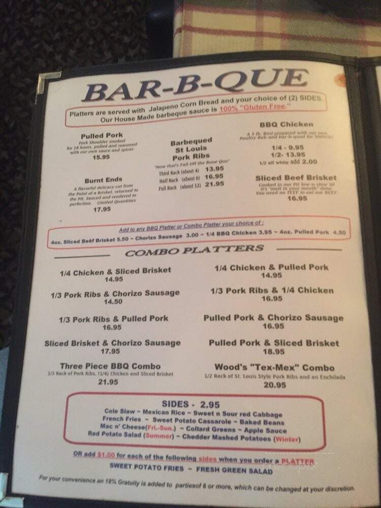 Woods Pit Bar-B-Que & Mexican - Morris, CT