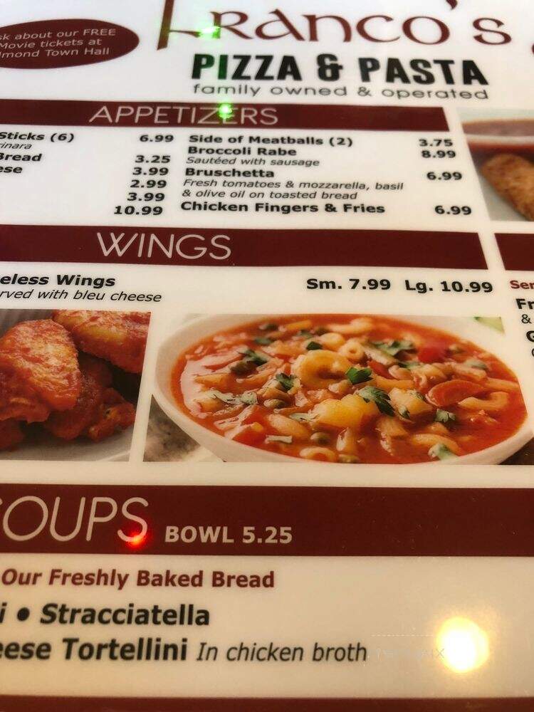 Franco's Pizza & Cafe - Newtown, CT