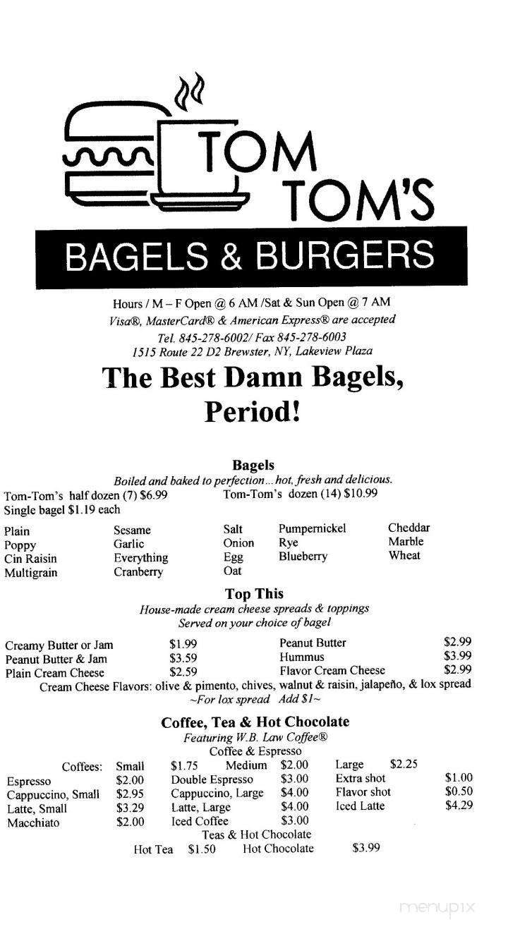 Tom Tom Bagel Cafe - Brewster, NY