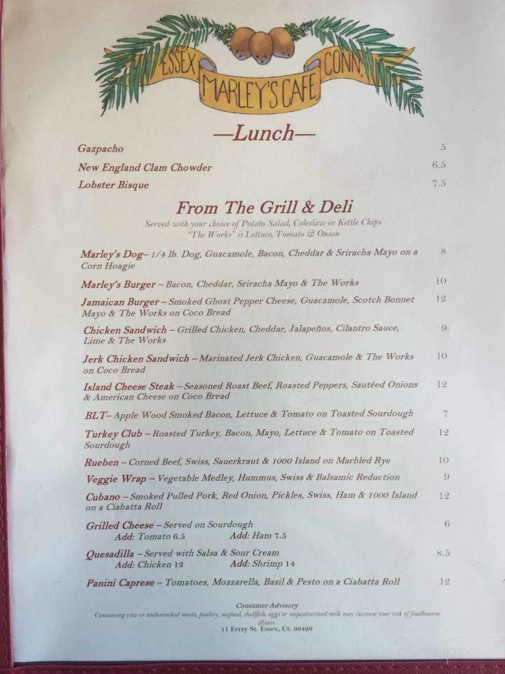 Marley's Cafe - Essex, CT